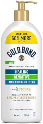 Gold Bond Healing Sensitive Daily Body & Face Lotion for Dry, Sensitive Skin, 13 oz. Gold Bond