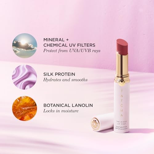 The Kissu Lip Tint SPF 25 - Camellia | Hydrating Tinted Lip Sunscreen. 0.14 oz Tatcha