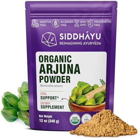 Organic Arjuna Powder - 12 oz SIDDHAYU