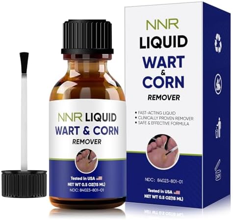 NNR Liquid Wart Corn Remover, Fast Acting Plantar Wart Common Wart Flat Wart Corn Removal for Feet Toes Finger and Hand, Salicylic Acid -03 NNR