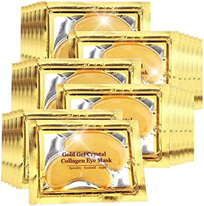 30 Pairs Lip Masks & Eye Masks,Gold Under Eye Patches for Puffy Eyes,Peach Red Lip Masks Skincare,Effectively Moisturizing the Lip & Eye Skin,Anti-Aging,Reducing Fine Lines,Nourishing for Face Care Jakuva