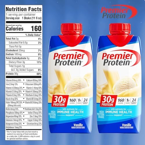 Premier Protien | 30g High Protein Shake Variety Sampler Pack Cake Batter 11 Fl oz (Унции) each in The Award Box Packaging (10pk) The Award Box