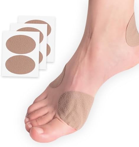 Moleskin for Blisters Feet, Moleskin Adhesive Pads, Moleskin Pads for Shoes, Toes, Heel | Blister Prevention and Reduce Friction (12 Sheets - 132 Pieces Total) Decproch