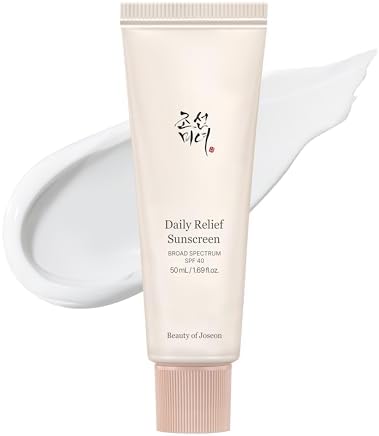 Beauty of Joseon Daily Relief Sunscreen for face Sun moisturizing with Broad Spectrum SPF 40 Korean sunscreen skincare 50ml, 1.69 fl.oz Beauty of Joseon