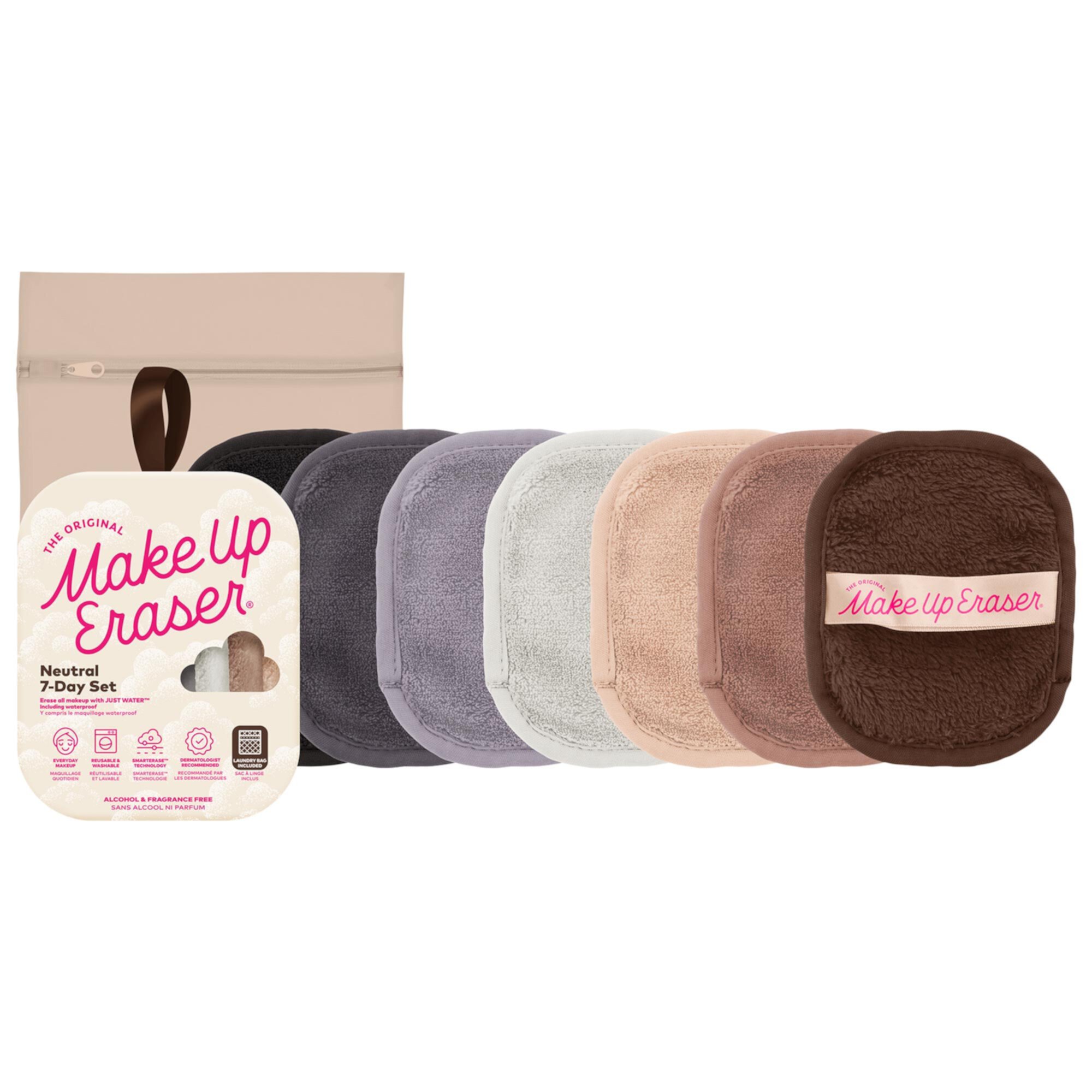 Neutrals 7-Day Set Reusable Makeup Wipes The Original Makeup Eraser