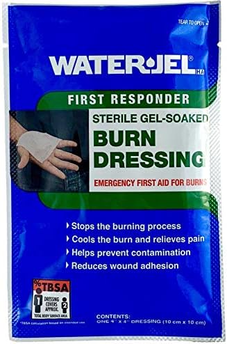 Water-JEL - Burn Dressing - 4" x 4" Water Jel