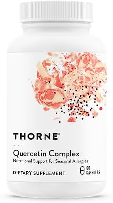 THORNE Quercetin Complex (Formerly Quercenase) - Nutritional Support for Seasonal Allergies - 60 Capsules (Капсулы) - 60 Servings (Порции) Thorne