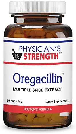 Physician's Strength Oregacillin - 30 Capsules (Капсулы) - Multiple Spice Extract - Respiratory Health Support - 30 Servings (Порции) Physician's Strength