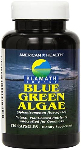 American Health Klamath Shores Blue Green Algae - 120 Capsules (Капсулы) - Fresh Water Phytonutrient-Rich Algae Superfood Supplement - 120 Total Servings (Порции) Ever Ready First Aid