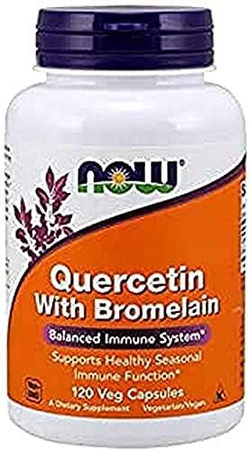 Now Foods Quercetin with Bromelain, 120 CT NOW Foods