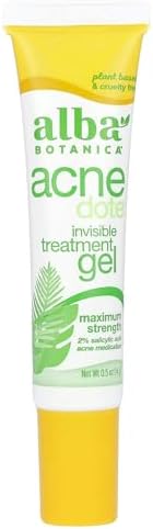 Alba Botanica Acnedote Maximum Strength Invisible Treatment Gel, 0.5 Oz Alba Botanica