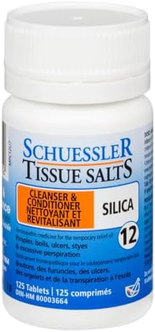 Silica-100 tabs Brand: Schuessler Tissue Salts Schuessler Tissue Salts