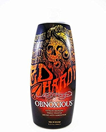 Ed Hardy Obnoxious Extreme Bronzer Tingle Tanning Lotion, 10 oz. Ed Hardy