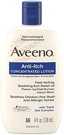 AVEENO Anti-Itch Lotion 4 oz (3 Pack) Aveeno