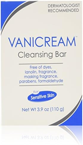 Vanicream Cleansing Bar 3.9 oz For Sensitive Skin, Pack of 4 Vanicream