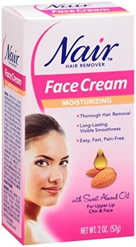 Nair Hair Remover Face Cream, 2 Ounce (Pack of 6) Nair