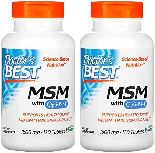 Doctors Best Best MSM - 120 ct (Pack of 2) Doctor's Best