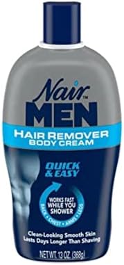 Nair Hair Remover for Men Hair Remover Body Cream, 13 oz (2-Pack) Nair