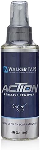 NEW Walker Action Skin Safe, Fast-Acting Adhesive Remover 4oz Spray Bottle WALKER TAPE