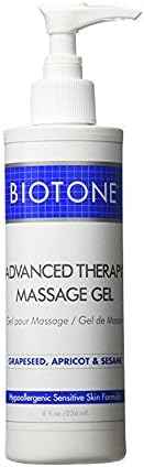 Biotone Advanced Therapy Massage Gel, 8 Ounce Biotone