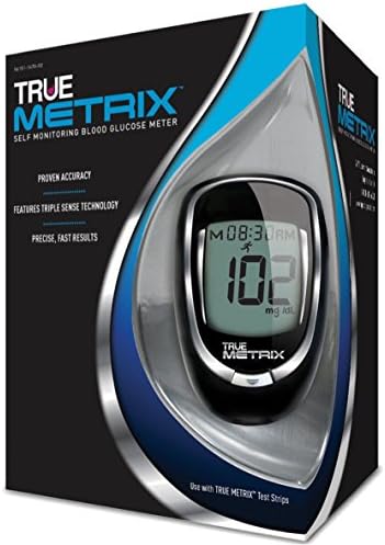 OWell TrueMetrix Blood Glucose Testing Kit. Includes: Meter, 10 Test Strips, 10 Lancets, Adjustable Lancing Device, Control Solution, Owners Log Book & Manual Trividia Health