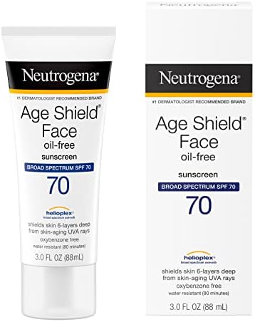 Neutrogena Age Shield Face Lotion Sunscreen with Broad Spectrum SPF 110, Oil-Free & Non-Comedogenic Moisturizing Sunscreen to Prevent Signs of Aging, 3 fl. oz Neutrogena