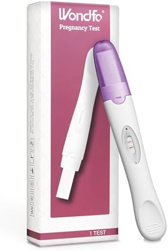 Wondfo Pregnancy Test - Detect HCG with 99% Accuracy - Easy to Use at Home HCG UrineTest with Fast and Reliable Results - [1 Count] Wondfo