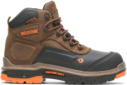 Wolverine Men's Overpass 6" Mid Composite Toe Waterproof Work Boot Wolverine