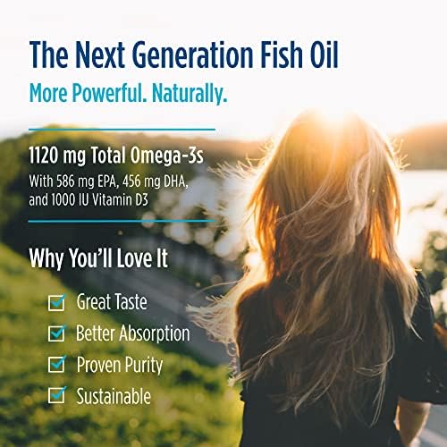 Nordic Naturals Ultimate Omega 2X Mini D3, Lemon Flavor - 1120 mg Omega-3 + 1000 IU Vitamin D3-60 Mini Soft Gels (Мини мягкие гелевые капсулы) - Omega-3 Fish Oil - EPA & DHA - Promotes Brain & Heart Health - 30 Servings (Порции) Nordic Naturals