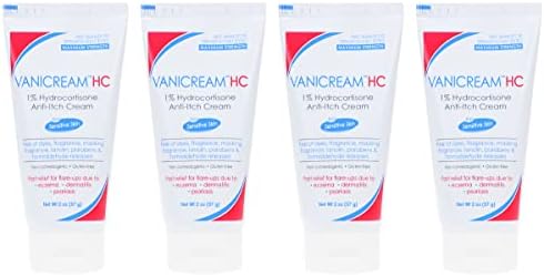 Vanicream HC 1% Hydrocortisone Anti-Itch Cream - 2 oz, Pack of 4 Vanicream