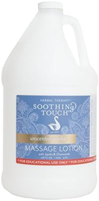 Soothing Touch Jojoba Massage Lotion, Unscented, 8 Ounce Soothing Touch