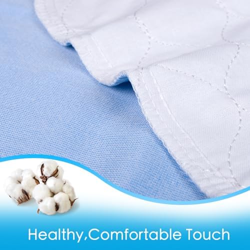 Washable Incontinence Bed Pads (72" x 36") for Adults, Kids, Dogs Waterproof and Machine Washable Large Sheet Protector with 10 Cup Absorbency Brosive