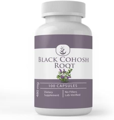 Pure Original Ingredients Black Cohosh Root, (100 Capsules (Капсулы)) Always Pure, No Additives Or Fillers, Lab Verified PURE ORIGINAL INGREDIENTS