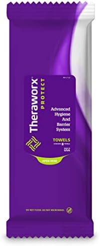 Theraworx Protect Advanced Hygiene and Barrier System Towels - 8 Count (Pack of 1) THERAWORX PROTECT