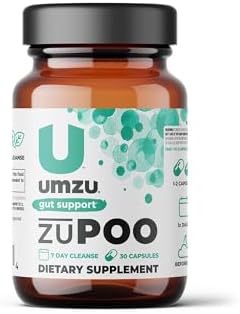 UMZU zuPOO Colon Health & Constipation Relief Supplement | Advanced Digestion Support with Apple Cider Vinegar, Ginger & Milk Thistle for Gas & Bloating (15 Day Supply | 30 Capsules (Капсулы)) UMZU