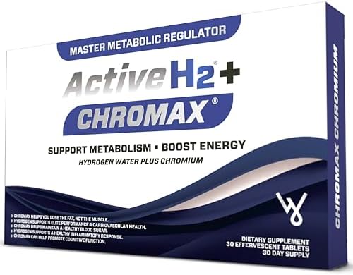 Active H2+ Chromax - Таблетки с водородом и хромом для улучшения метаболизма, 30 шт Purative