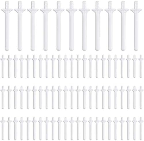 Plastic Wax Rod Wand Strips for Nose Hair Removal and Nostril Cleaning (50) Maitys