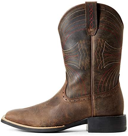 ARIAT mens Sport Wide Square Toe Western Boot Ariat