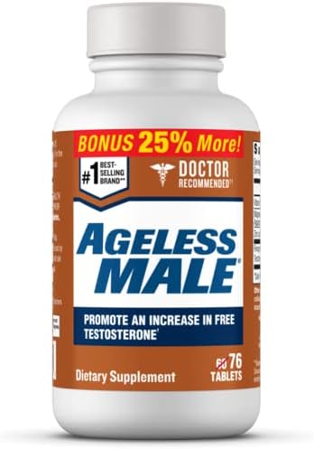 Free Testosterone Booster Supplement for Men, 76 Tablets (Таблетки) Ageless Male