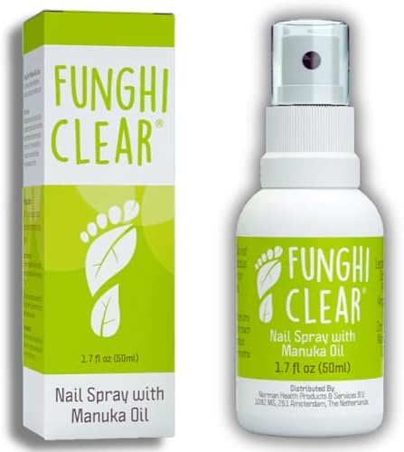 Nail Treatment for Toenail, Extra Strength Manuka Oil Spray, No Mess! Renew Damaged, Broken, Cracked & Discolored Nails (1 Pack) Funghi Clear