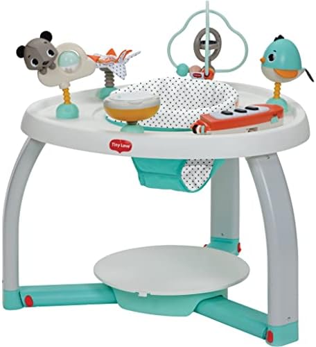 Tiny Love 5-in-1 Stationary Activity Center, 5 Modes of use: Tummy time, Activity Center, Baby Balance Board, Toddler Activity Table, Child Table and Chair, Magical Tales TINY LOVE