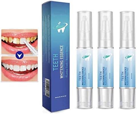 3Pcs Teeth Whitening Pen,Teeth Whitening Gel,Teeth Whitening Essence Pen,Intensive Teeth Stain Remover,Reduce Yellowing Oral Care for Women & Men. OUKPANE