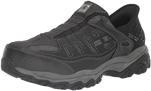 Мужские Рабочие ботинки SKECHERS Hands Free Slip ins Cankton faison St SKECHERS