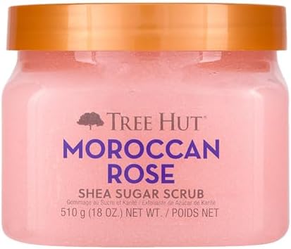 Tree Hut Aurora Nights Shea Sugar Scrub | Exfoliating Body Scrub Removes Dead, Dry Skin for a Soft & Hydrated Feel | Nourishing Essential Body Care | 18 fl oz. Tree Hut