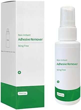 Adhesive Remover Spray, No-Sting Medical Adhesive Spray, Ideal for Ostomy Patients, Sensitive Skin and Bandage Removal, Low Residue, Quick Dry, Non-Sticky Formula ZnnaYoha