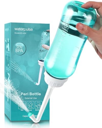 Peri Bottle for Postpartum & Perineal Care,Portable Travel Bidet for Personal Hygiene Cleaning,16.9 OZ (1Green) PropoDusche