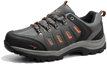 Мужская Обувь для походов NORTIV 8 Waterproof Hiking Shoes Leather Low-Top NORTIV 8