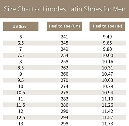 Мужские дышащие танцевальные туфли для латинских танцев с кожаной подошвой 2.54 см для Сальсы, Танго, Вальса Linodes