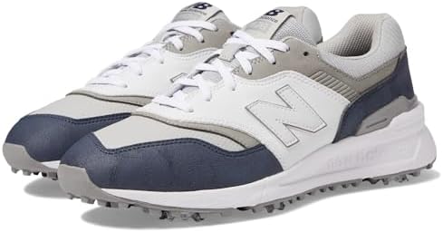 New Balance Men's 997 Golf Shoe, Navy/White, 10.5 X-Wide New Balance