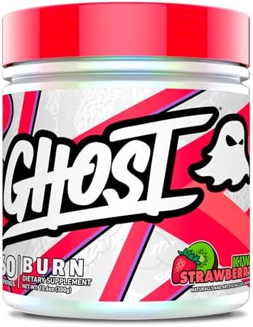 GHOST Burn Weight Management Powder, Guava Berry (60 Servings) - Metabolism & Energy Support Supplement for Men & Women - Natural Caffeine, L-Carnitine & L-Tyrosine - Gluten, Soy & Sugar-Free, Vegan Ghost